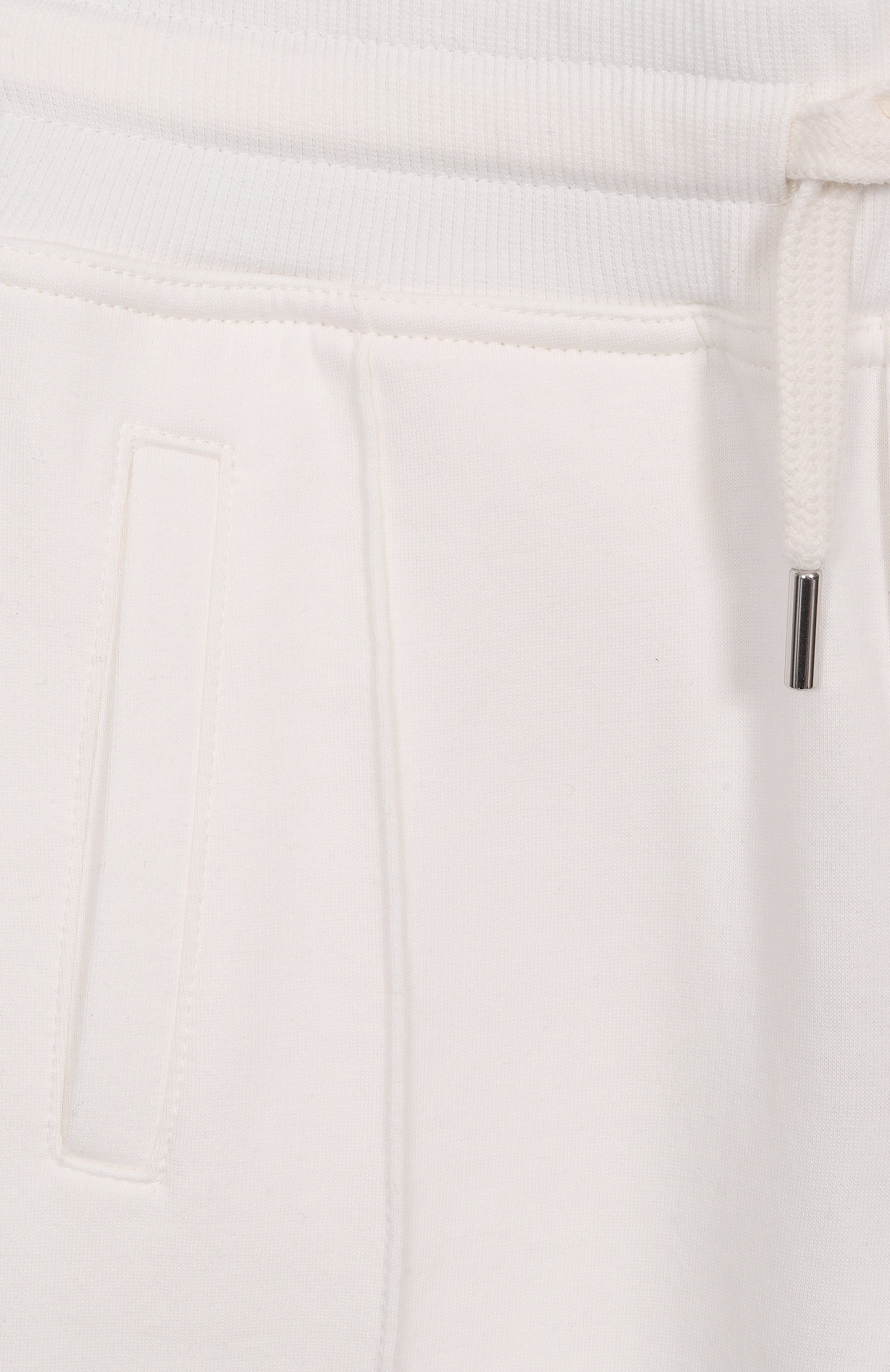 Хлопковые джоггеры BRUNELLO CUCINELLI молочного цвета по цене 49350 руб., арт. BW863E331A, фото 3 Хлопковые джоггеры BRUNELLO CUCINELLI, арт. BW863E331A, фото 3