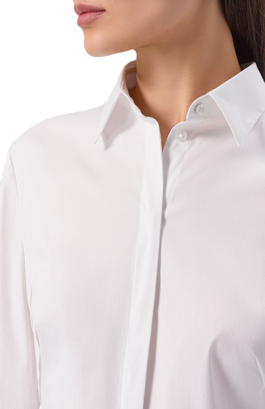 Хлопковая рубашка BOSS 50553701 Белый  50553701 Фото 5