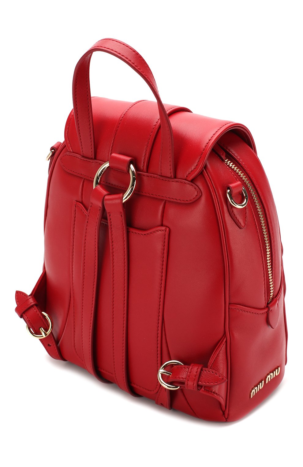 Рюкзак из кожи MIU MIU, арт. 5BZ026-N88-F068Z-OOO, фото 3