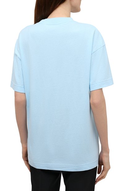 Хлопковая футболка PALM ANGELS, арт. PWAA039S21JER0084036, фото 4