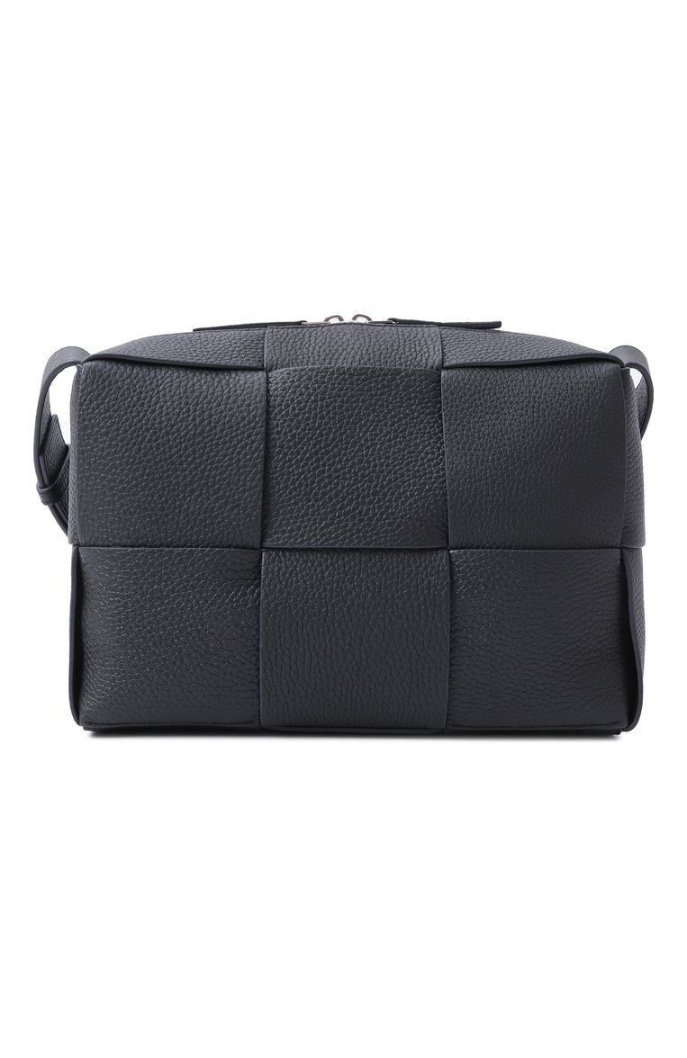 Мужская сумка arco medium BOTTEGA VENETA темно-серого цвета, арт. 731165 V4FV1 | Фото 1 (Ремень/цепочка: На ремешке; Размер: medium; Материал: Натуральная кожа; Автоматизация ТО: Проставлено; Автоматизация состава: Проставлено)