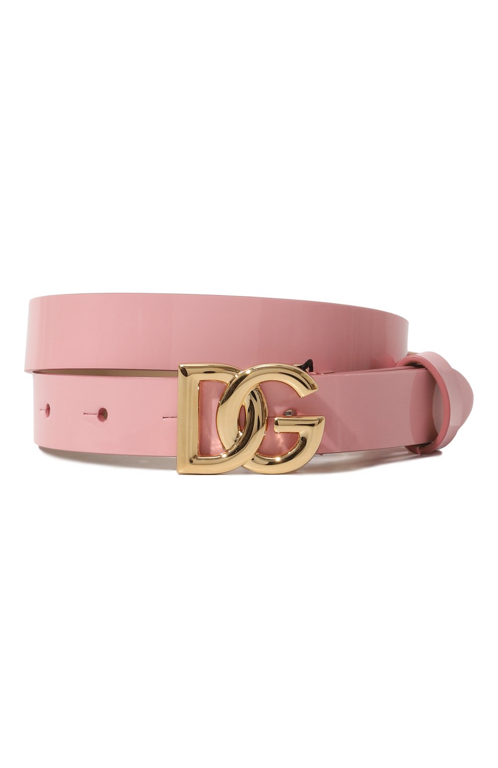 Кожаный ремень DOLCE & GABBANA розового цвета по цене 17550 руб., арт. EE0062/A1471, фото 1 Кожаный ремень DOLCE & GABBANA, арт. EE0062/A1471, фото 1