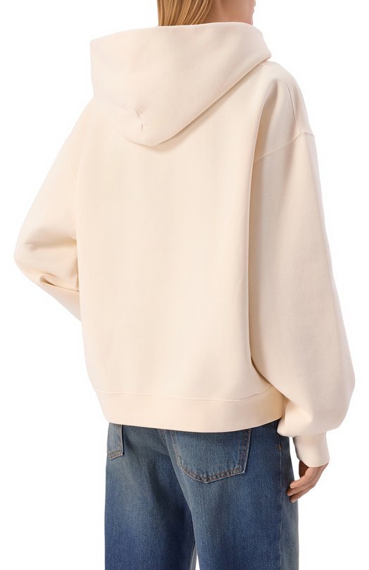 Хлопковое худи Dsquared2 S75GU0630/D25030 Кремовый  S75GU0630/D25030 Фото 4