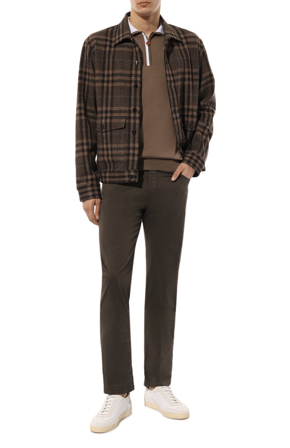 Хлопковые брюки KITON, арт. UPNJSK0600D, фото 2