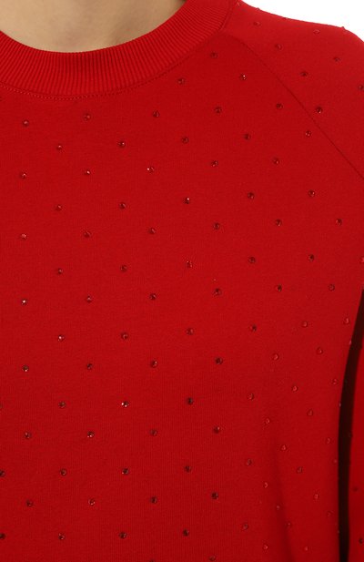 Хлопковый свитшот с отделкой стразами FLASHIN, арт. FF24CRC, фото 5