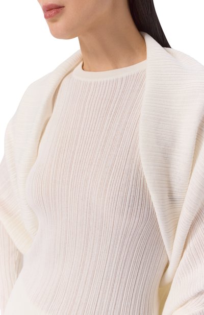 Кардиган из хлопка и шелка AGNONA, арт. KM09010E/7Q180PE, фото 5