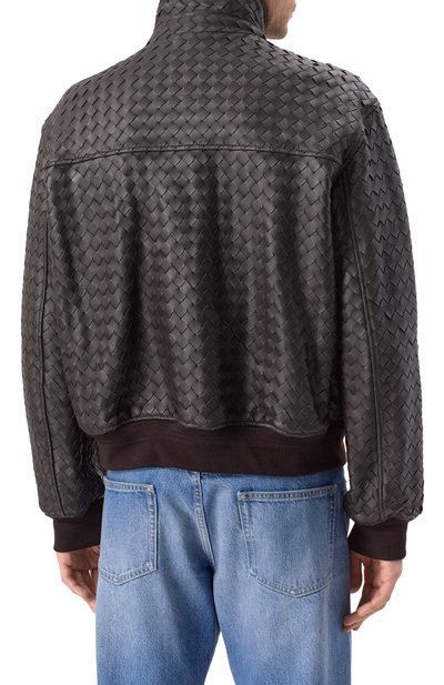 Кожаный бомбер BOTTEGA VENETA, арт. 811525/V2JG0, фото 4