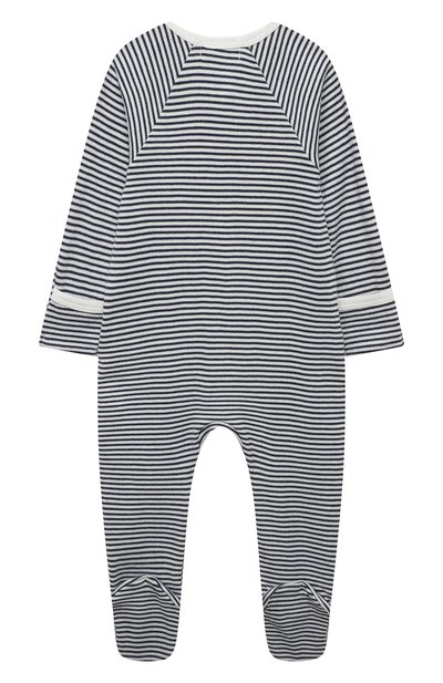 Хлопковый комбинезон BABYBU темно-синего цвета по цене 4900 руб., арт. PE1001ES, фото 2 Хлопковый комбинезон BABYBU, арт. PE1001ES, фото 2