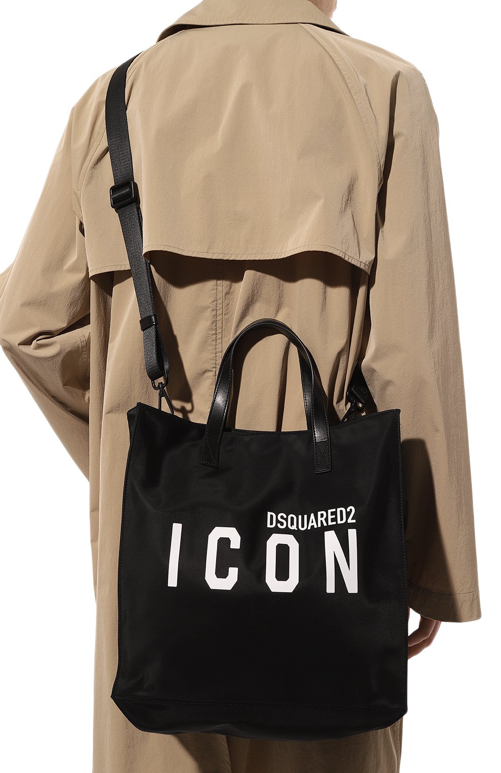 Текстильная сумка-шопер icon DSQUARED2, арт. SPM0058 11703199, фото 2
