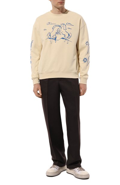 Хлопковый свитшот CARNE BOLLENTE, арт. SS23SW0102, фото 2