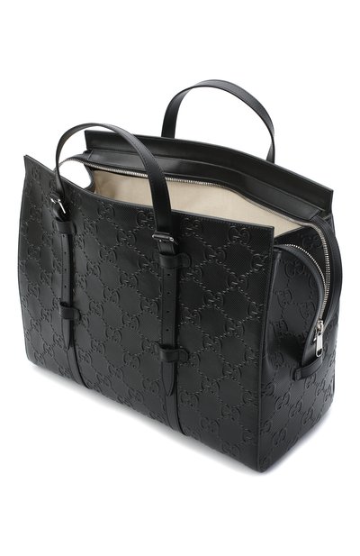 Кожаная дорожная сумка GUCCI, арт. 625772/1W3AN, фото 4
