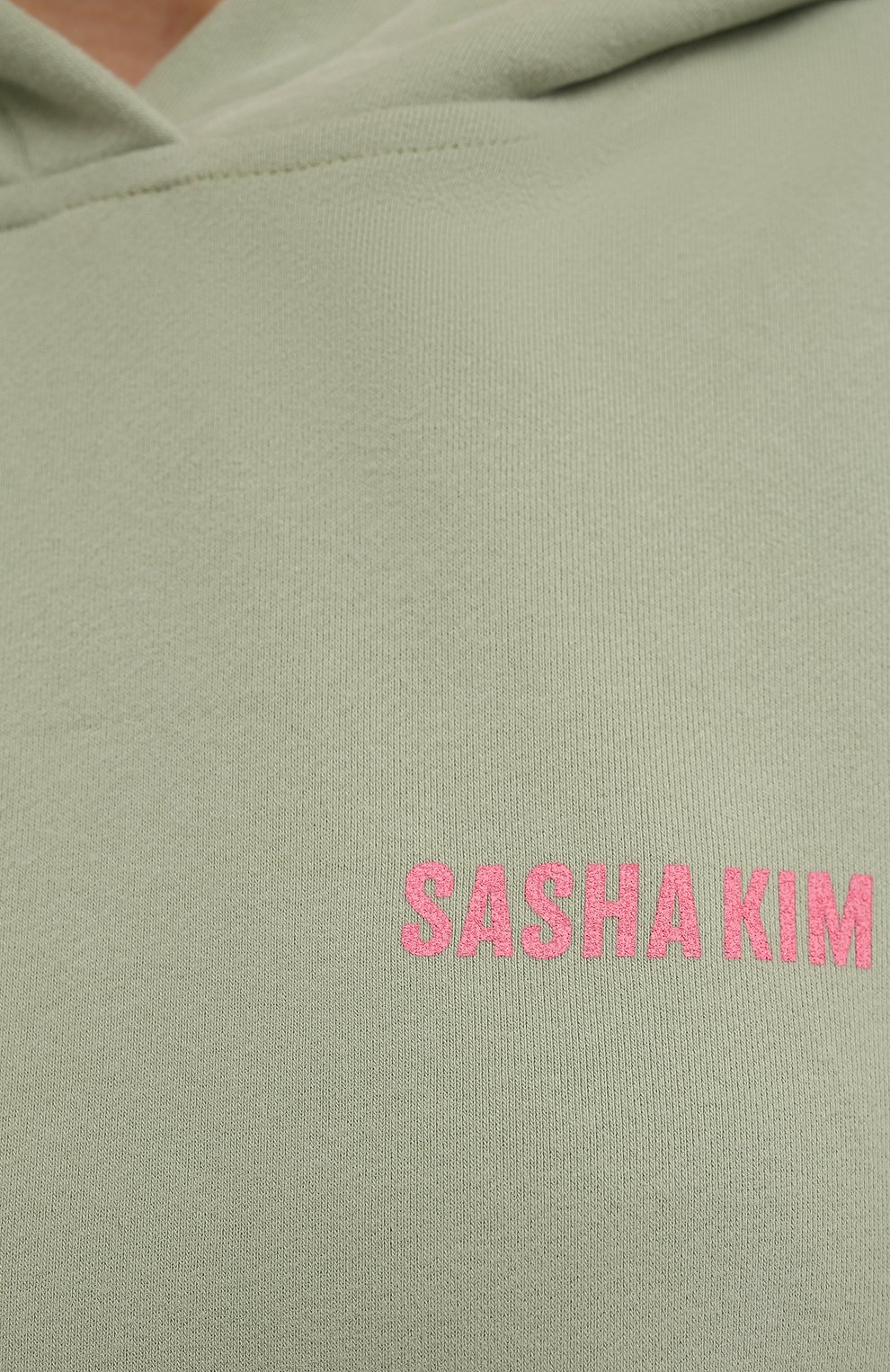Хлопковый костюм SASHA KIM светло-зеленого цвета по цене 35900 руб., арт. УТ-00000563, фото 6 Хлопковый костюм SASHA KIM, арт. УТ-00000563, фото 6