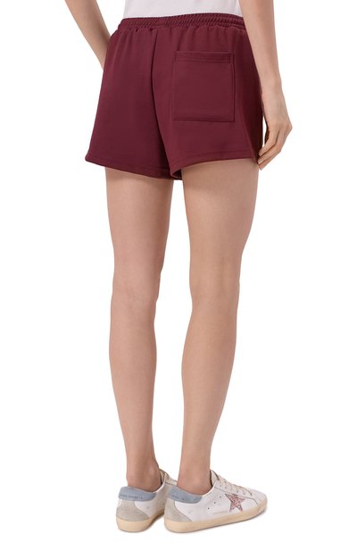 Шорты SPORTY AND RICH бордового цвета по цене 24300 руб., арт. SH06175326RE45, фото 4 Шорты SPORTY AND RICH, арт. SH06175326RE45, фото 4
