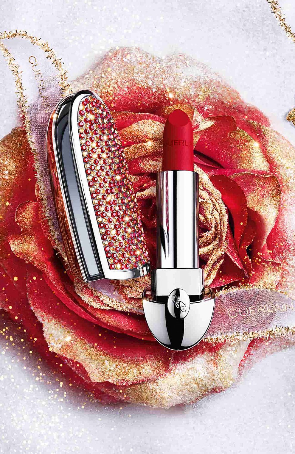 Футляр для губной помады rouge g de guerlain, golden ruby GUERLAIN бесцветного цвета по цене 2680 руб., арт. G043482, фото 4 Футляр для губной помады rouge g de guerlain, golden ruby GUERLAIN, арт. G043482, фото 4
