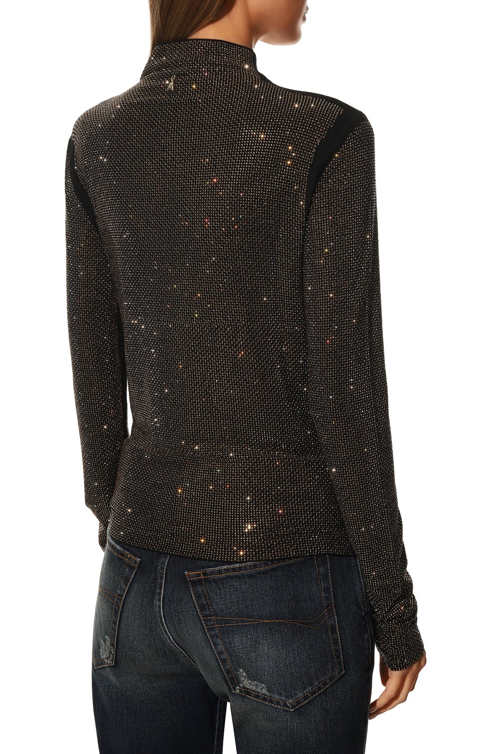 Топ с отделкой стразами PATRIZIA PEPE, арт. 2M4265_J081, фото 4