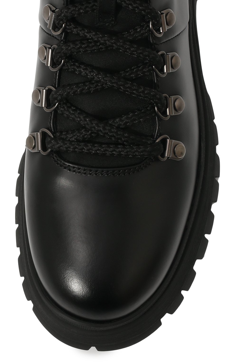 Кожаные ботинки PRADA черного цвета по цене 100000 руб., арт. 1T709M-3LFR-F0002-030, фото 6 Кожаные ботинки PRADA, арт. 1T709M-3LFR-F0002-030, фото 6