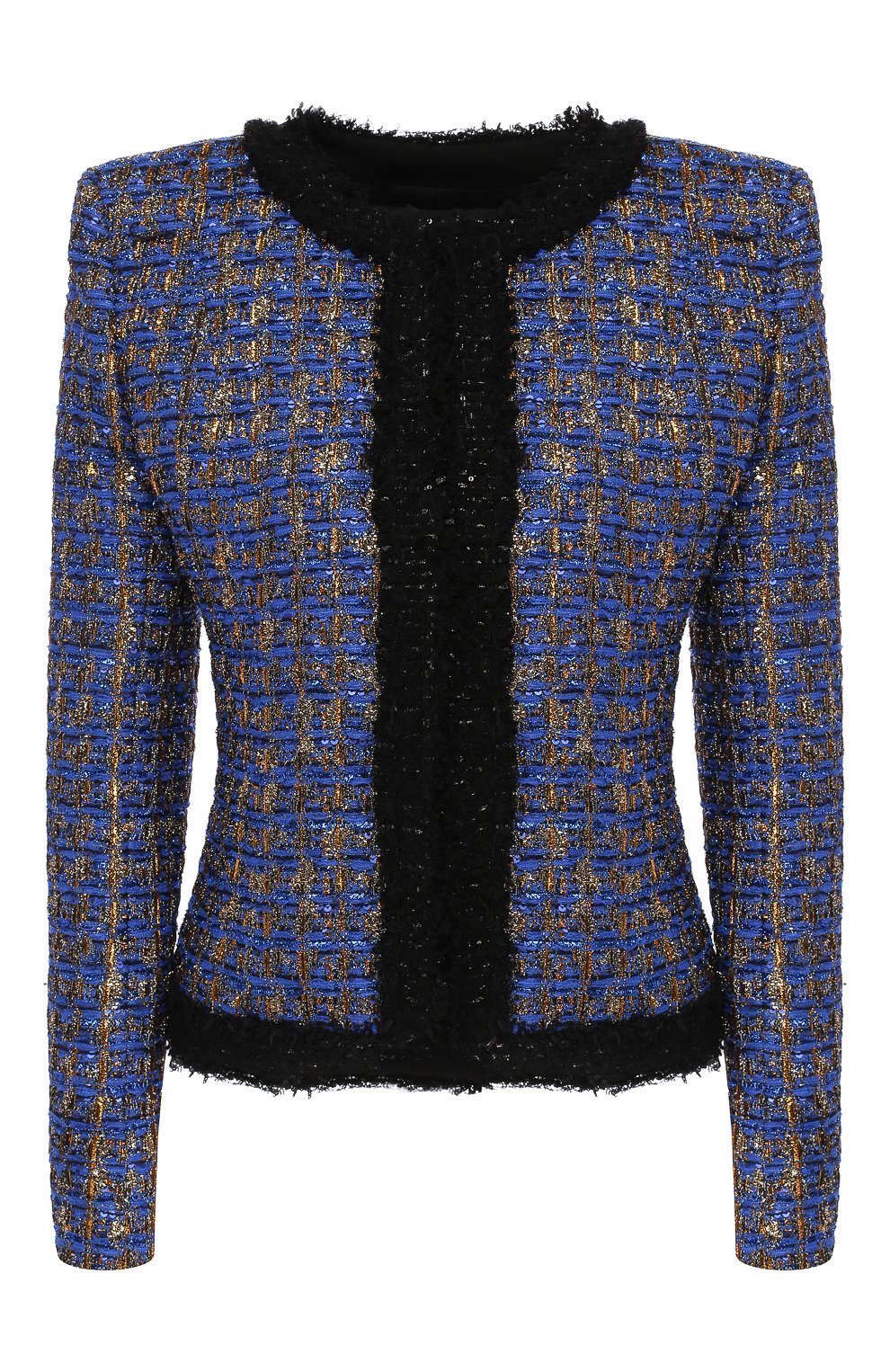 Жакет BALMAIN синего цвета по цене 358000 руб., арт. SF17253/X241, фото 1 Жакет BALMAIN, арт. SF17253/X241, фото 1
