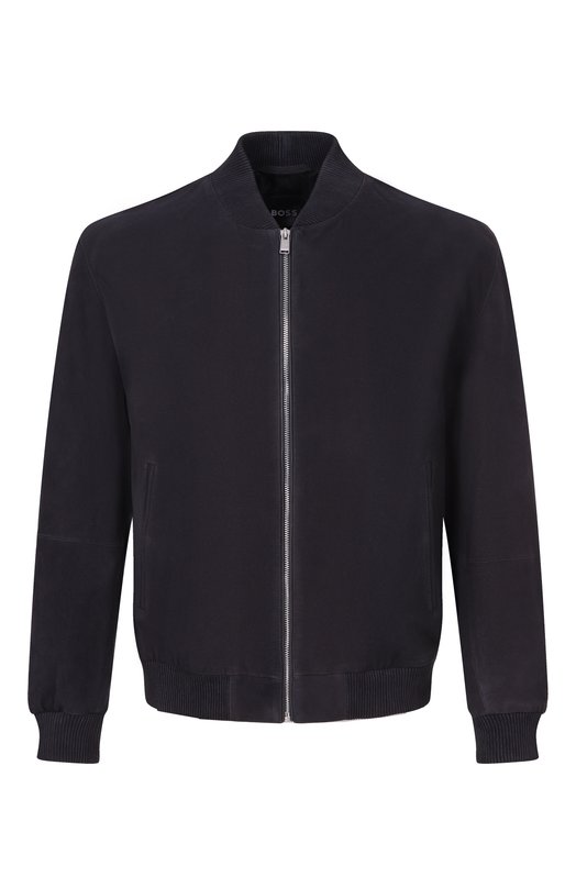 Замшевый бомбер BOSS 50543213 Синий 50543213