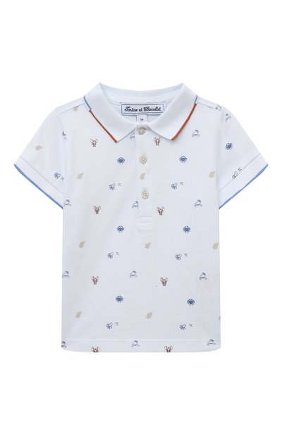 Хлопковое поло TARTINE ET CHOCOLAT, арт. TY11061