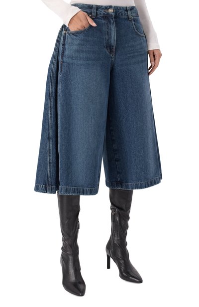 Джинсовые шорты-бермуды JUUN.J синего цвета по цене 69950 руб., арт. JW6X21W53, фото 3 Джинсовые шорты-бермуды JUUN.J, арт. JW6X21W53, фото 3