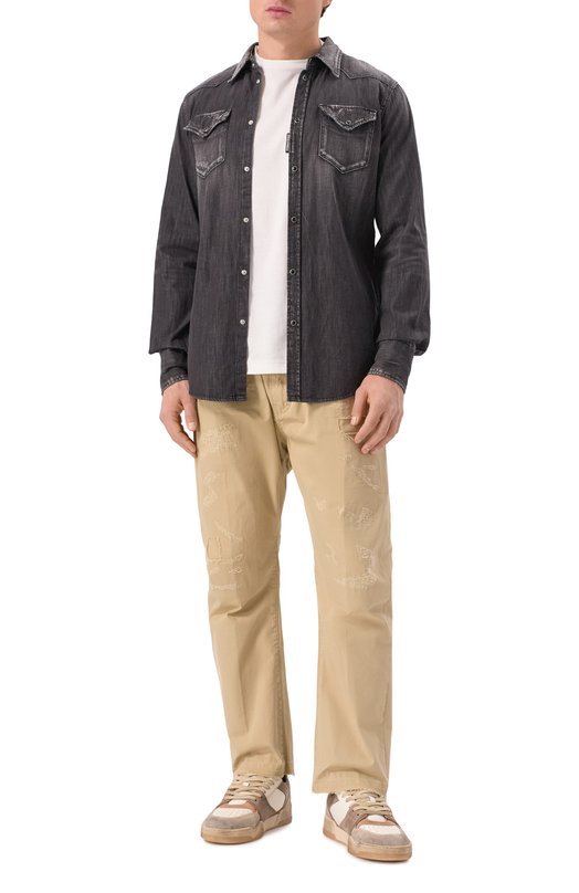 Джинсовая рубашка Dsquared2 S74DM0848/S30826 Серый  S74DM0848/S30826 Фото 2