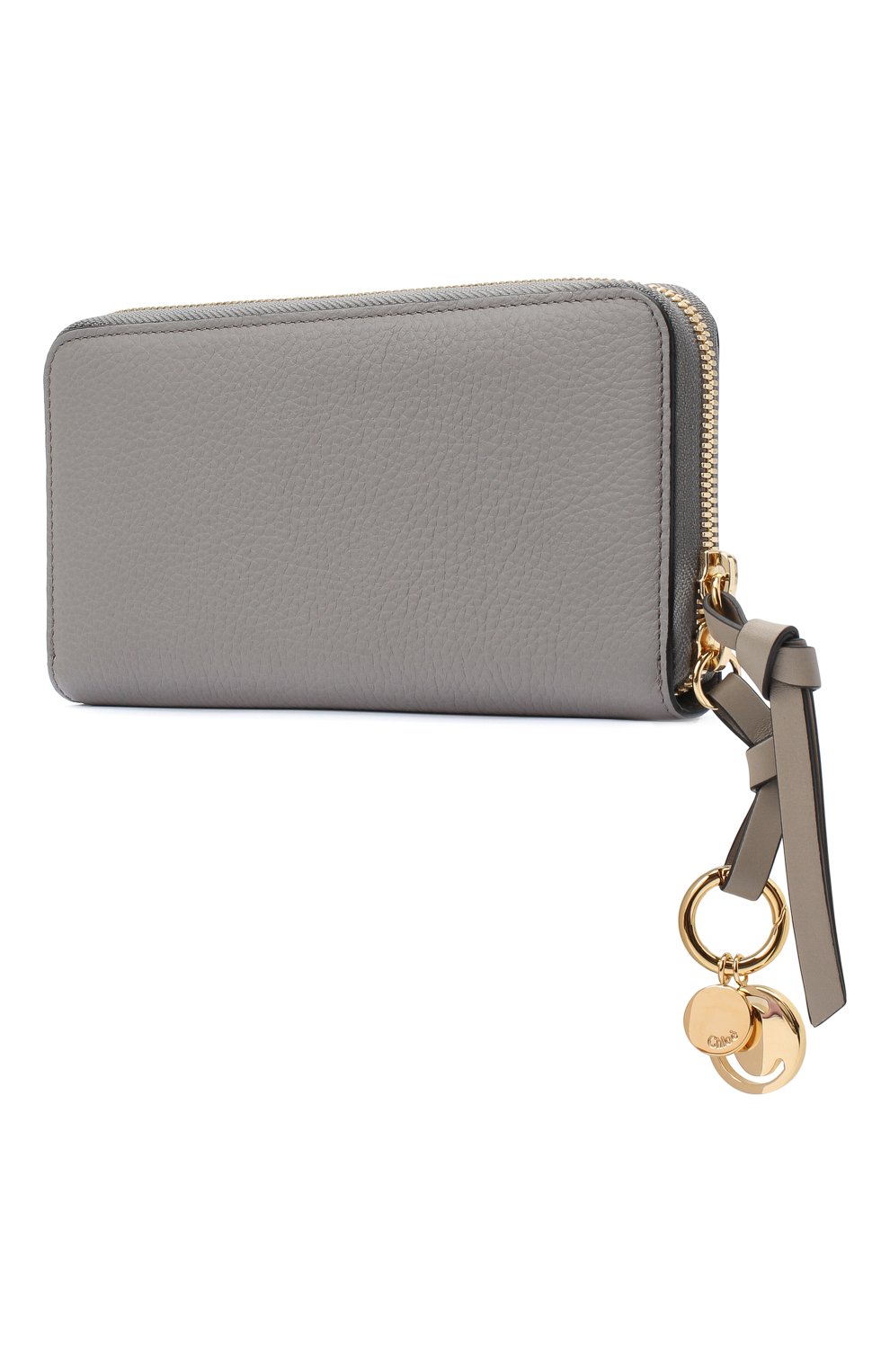 Кожаный кошелек alphabet CHLOÉ серого цвета по цене 67600 руб., арт. CHC17AP941H9Q, фото 2 Кожаный кошелек alphabet CHLOÉ, арт. CHC17AP941H9Q, фото 2