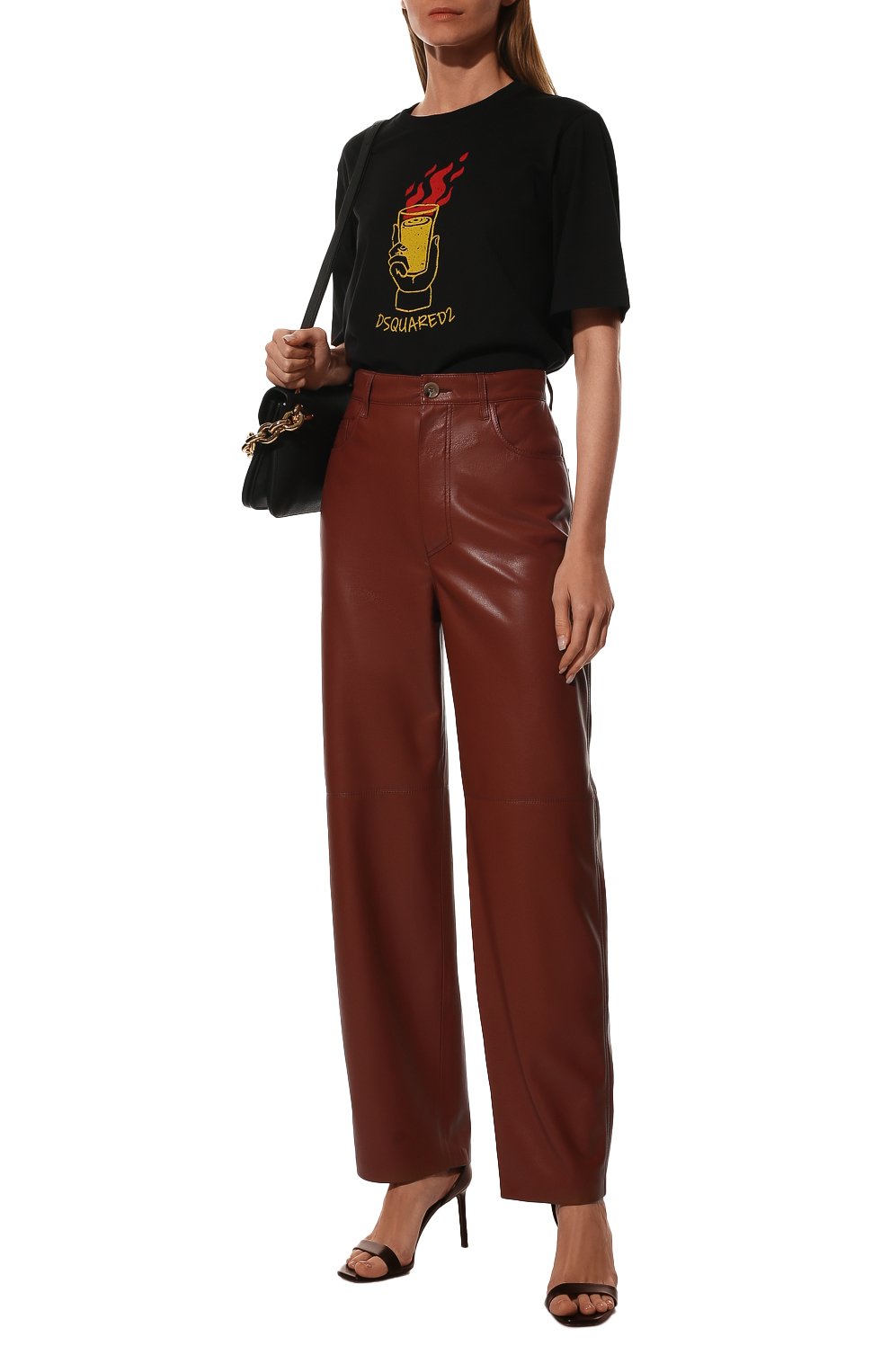 Хлопковая футболка DSQUARED2, арт. S75GD0287/S24387, фото 2
