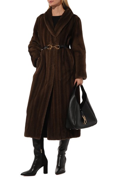 Кожаные сапоги SANTONI черного цвета по цене 132500 руб., арт. WSEG71187PC4THAH, фото 2 Кожаные сапоги SANTONI, арт. WSEG71187PC4THAH, фото 2