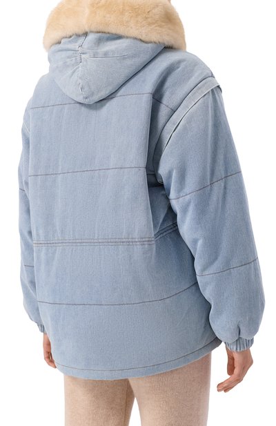 Джинсовый пуховик MAX AND MOI, арт. H25DEVA, фото 4