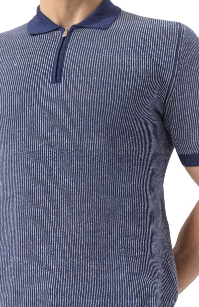 Поло изо льна и хлопка GRAN SASSO, арт. 57172/18647, фото 5