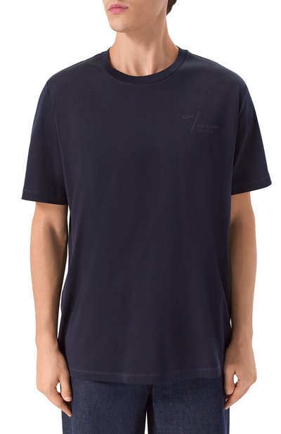 Хлопковая футболка PAUL&SHARK, арт. 15311622/3XL-6XL, фото 3