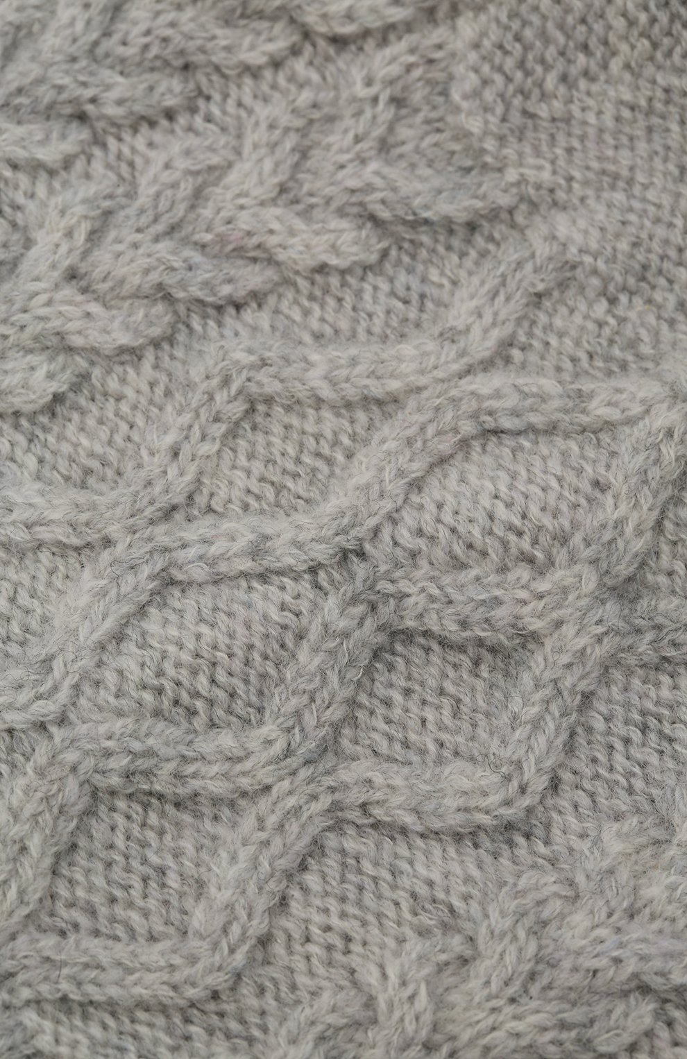 Шерстяная шапка BABY T серого цвета по цене 4995 руб., арт. 20AI164CU, фото 3 Шерстяная шапка BABY T, арт. 20AI164CU, фото 3