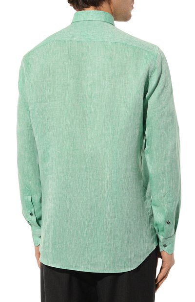 Льняная рубашка ZILLI, арт. MFZ-13091-352230/0003, фото 4