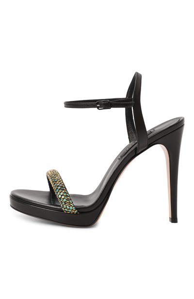 Кожаные босоножки olympo CASADEI, арт. 1L319J1001/C2660, фото 4