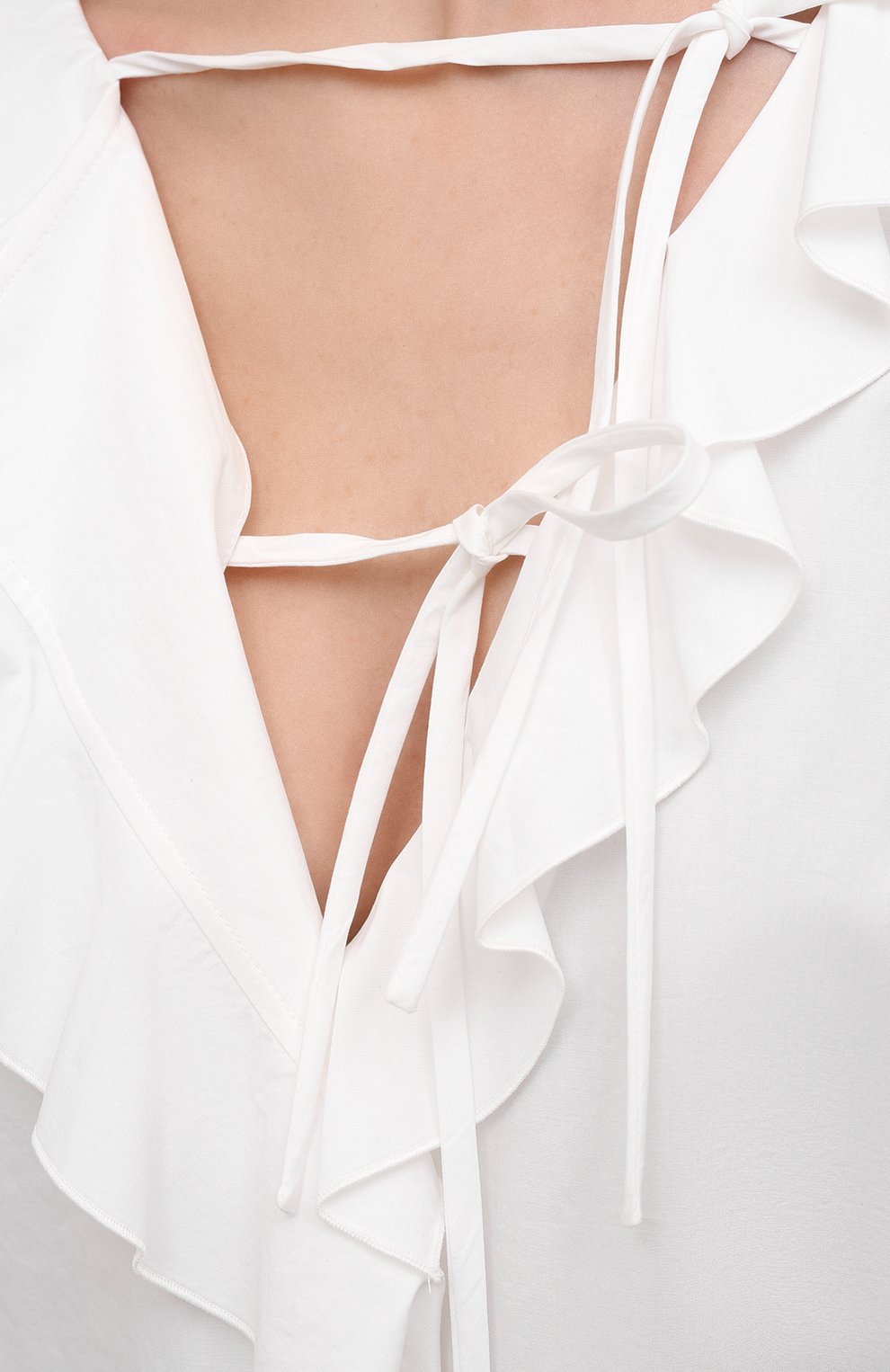 Хлопковая блузка MSGM, арт. 3041MDM17 217104, фото 5