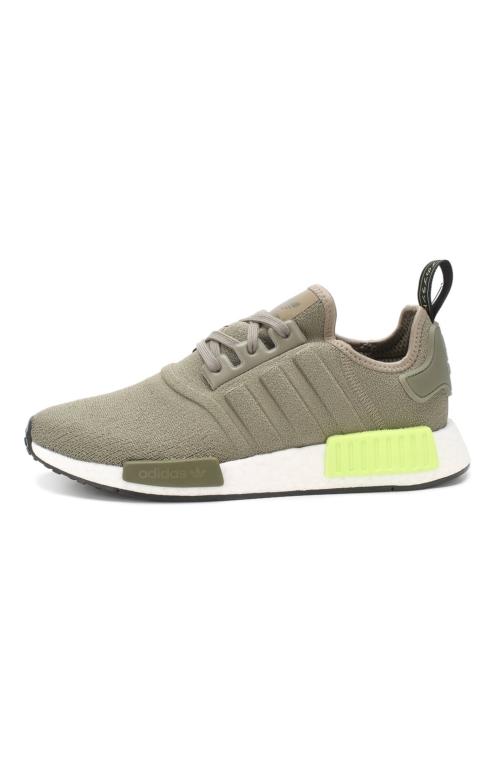 Текстильные кроссовки nmd_r1 ADIDAS ORIGINALS темно-зеленого цвета по цене 8490 руб., арт. BD7750, фото 3 Текстильные кроссовки nmd_r1 ADIDAS ORIGINALS, арт. BD7750, фото 3