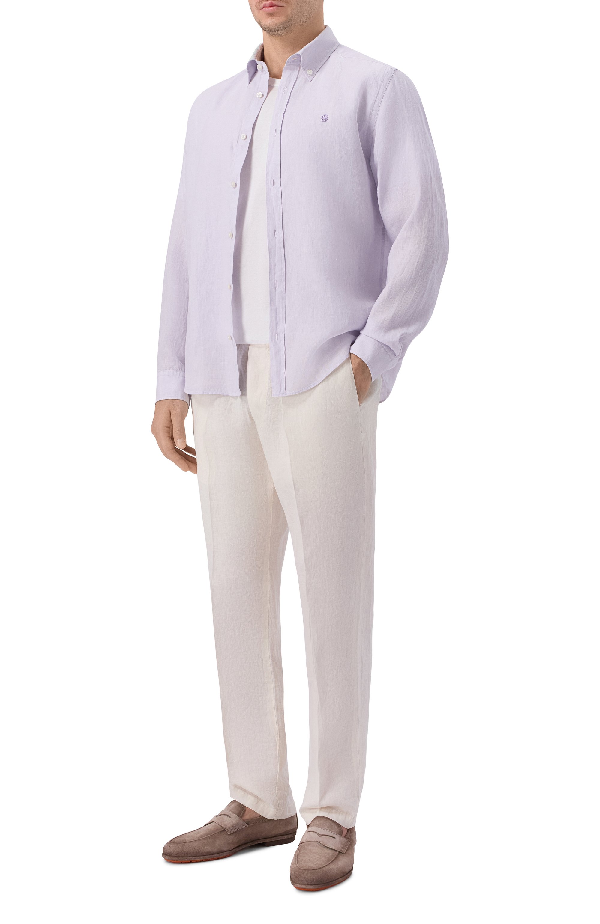 Льняные брюки BOGLIOLI, арт. 89895Q/SB5752, фото 2