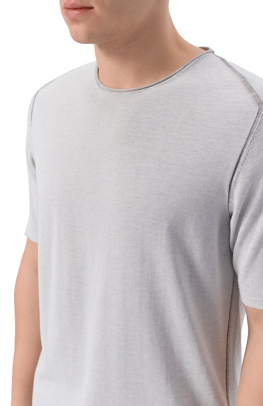 Джемпер из хлопка и вискозы Transit CFUTRC12470 Серый  CFUTRC12470 Фото 5