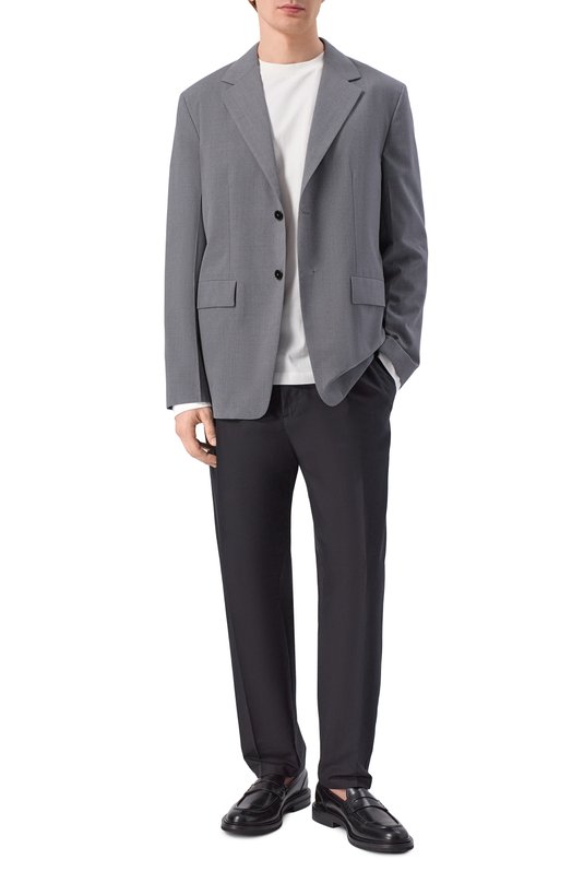 Хлопковые брюки Jil Sander J23KA0005/J45225 Чёрный  J23KA0005/J45225 Фото 2