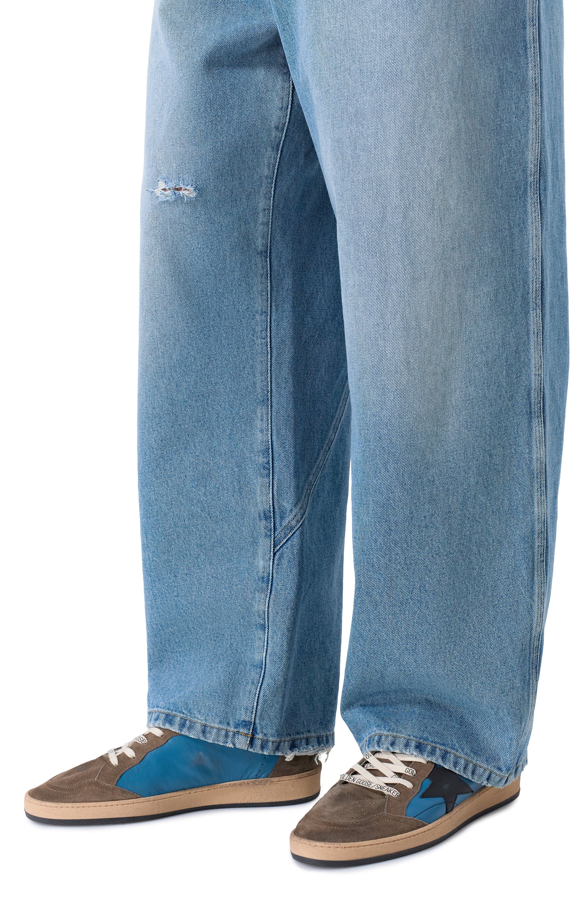 Кожаные кеды ball star GOLDEN GOOSE DELUXE BRAND, арт. GMF00117.F008130, фото 3