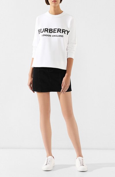 Хлопковый свитшот BURBERRY, арт. 8011443, фото 2