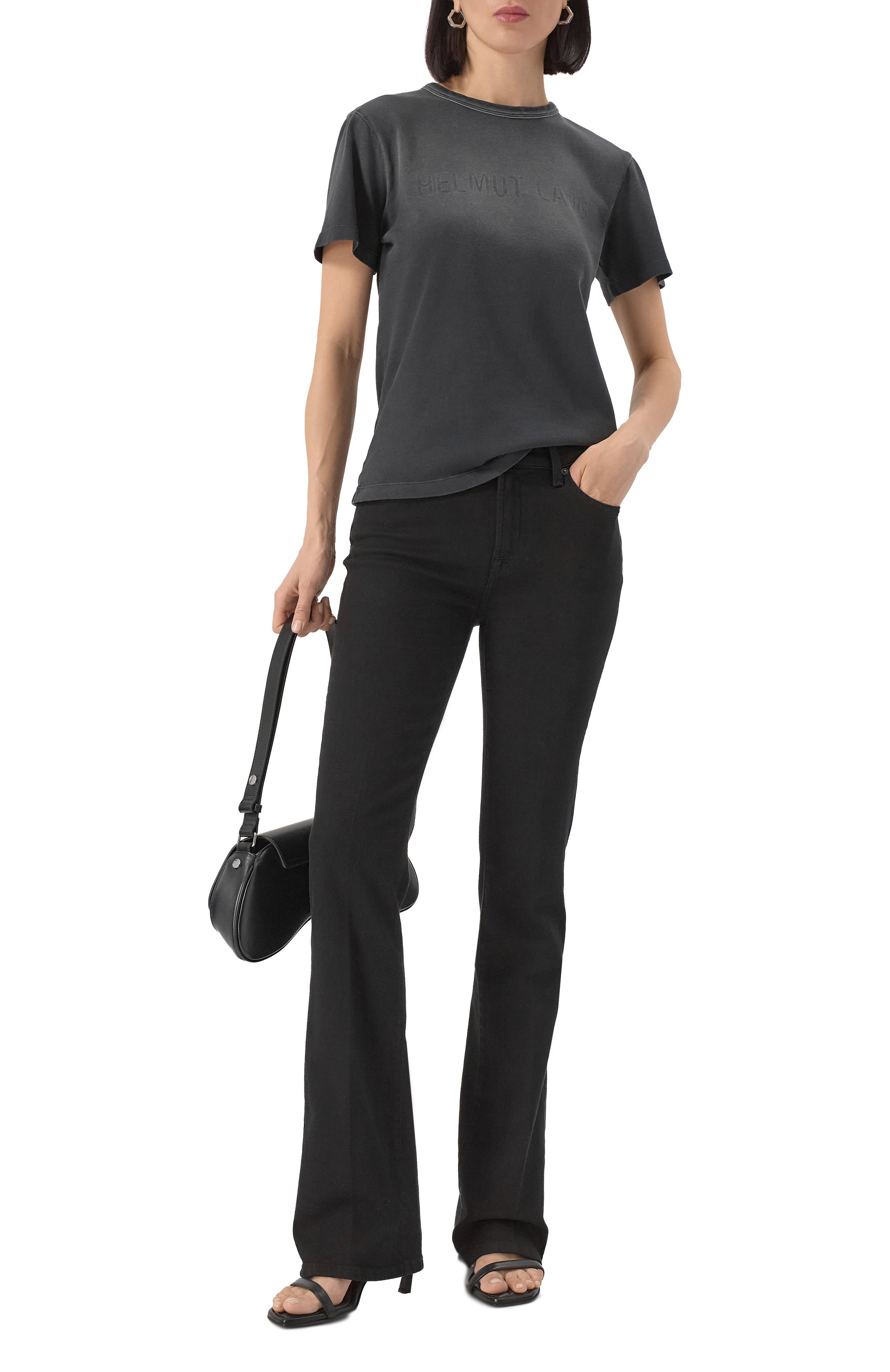 Джинсы 7 FOR ALL MANKIND черного цвета по цене 31550 руб., арт. 7U030U790N0, фото 2 Джинсы 7 FOR ALL MANKIND, арт. 7U030U790N0, фото 2