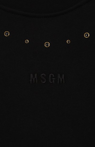 Хлопковый свитшот MSGM KIDS, арт. F5MSJGSW148, фото 3