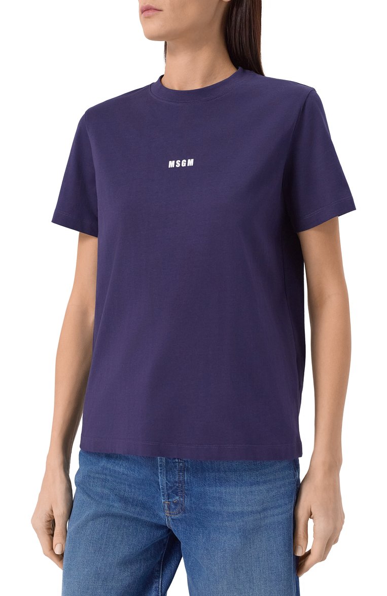 Хлопковая футболка MSGM, арт. 3841MDM500/257002, фото 1