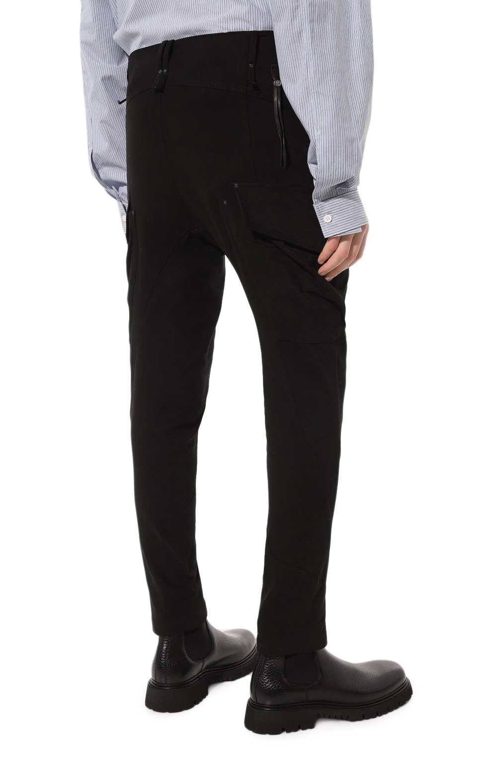 Хлопковые брюки-карго 139DEC, арт. PN374-BK, фото 4