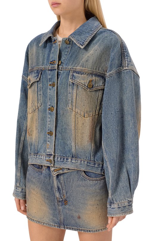 Джинсовая куртка Ksubi WFA25JK002 Синий  WFA25JK002 Фото 3