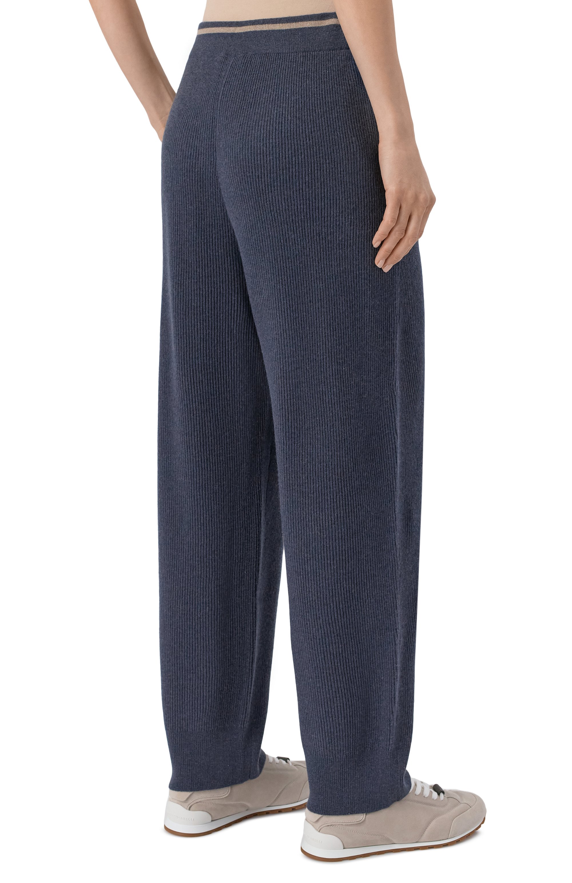 Брюки из шерсти и кашемира BRUNELLO CUCINELLI, арт. M16222799, фото 4