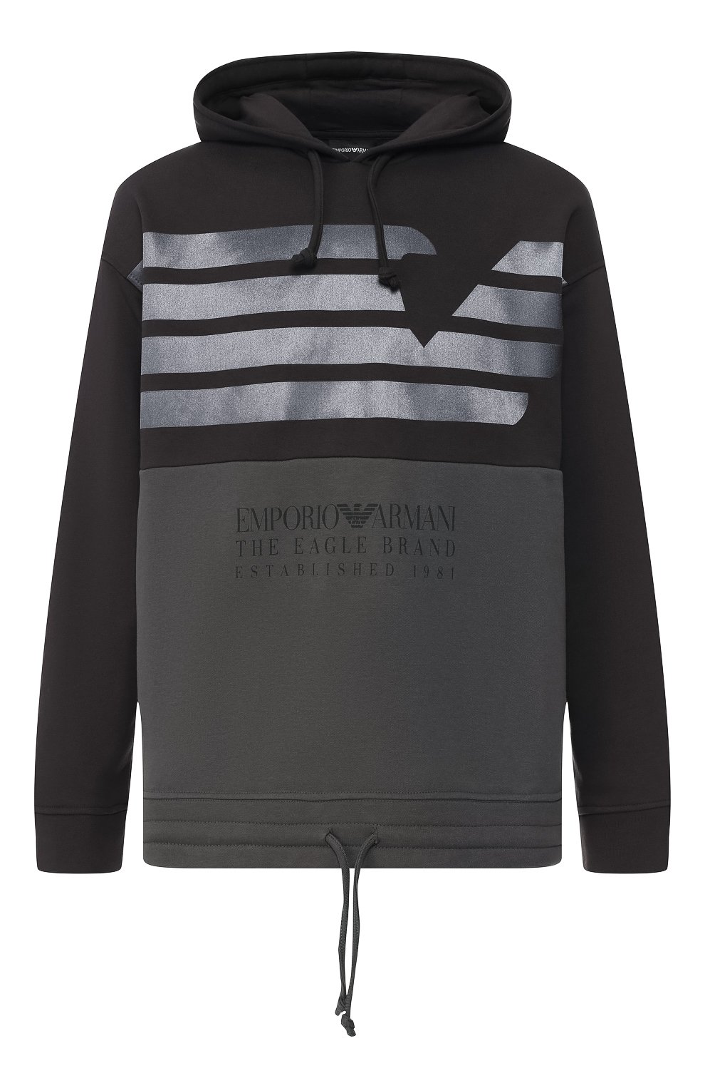 Хлопковое худи EMPORIO ARMANI, арт. 3G1M75/1J36Z, фото 1