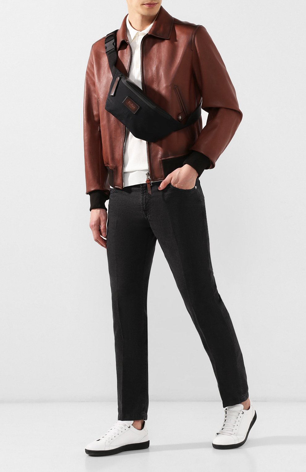 Комбинированная поясная сумка BERLUTI, арт. M173381, фото 2