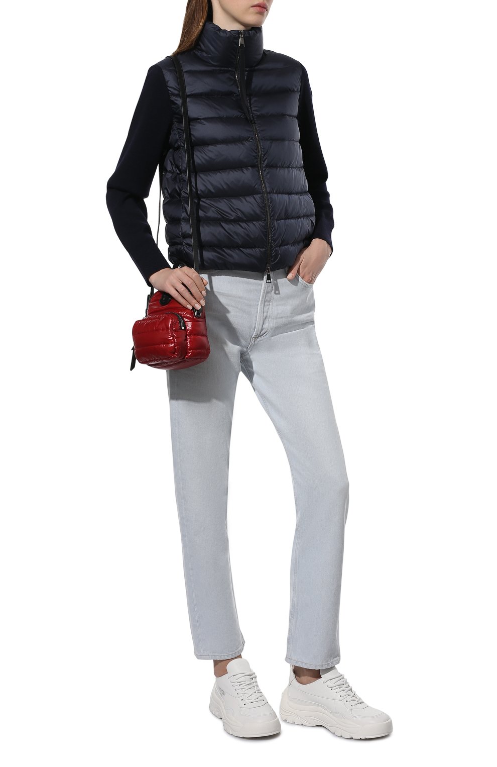 Пуховая куртка MONCLER темно-синего цвета по цене 72100 руб., арт. F2-093-9B511-00-A9018, фото 2 Пуховая куртка MONCLER, арт. F2-093-9B511-00-A9018, фото 2